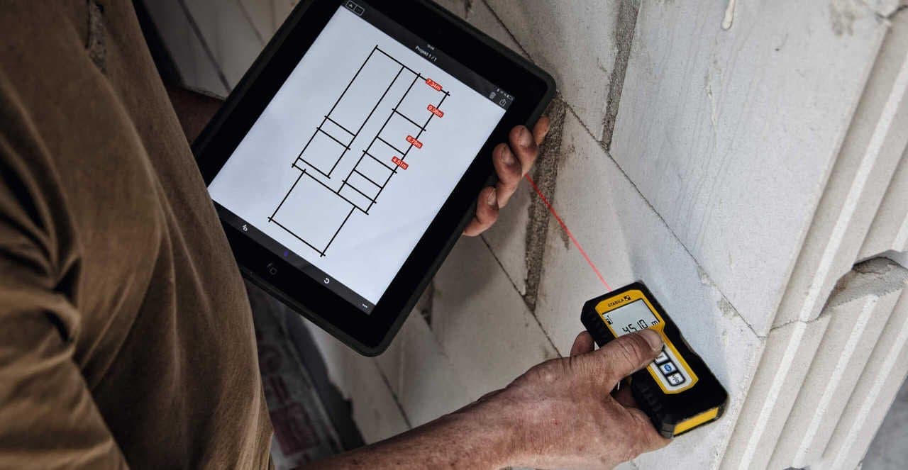 Stabila Laser Distance Measurer With Bluetooth product image