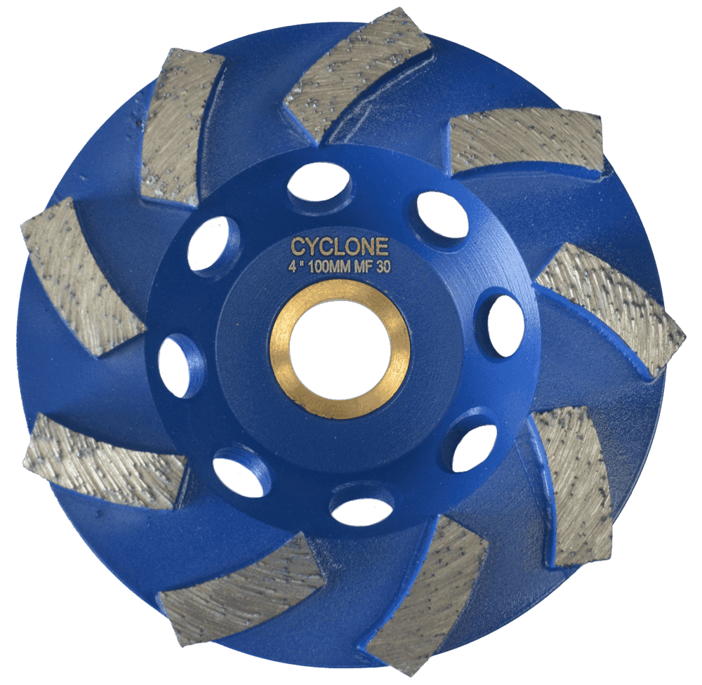 Cyclone Turbo Cup Wheel Blue 100mm product image