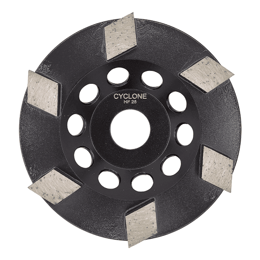 Cyclone Diamond 6 Segment Cup Wheel 125mm HF25 product image