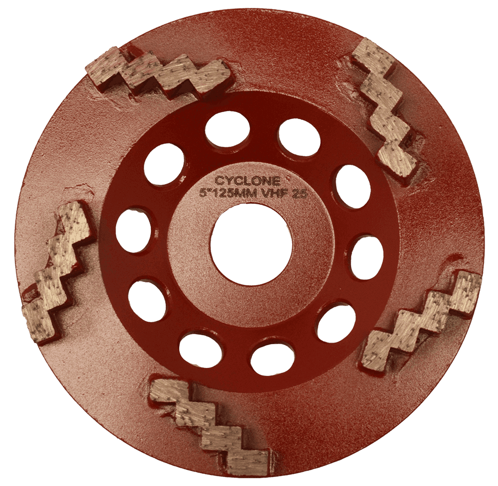 Cyclone Step 5 Segment Cup Wheel 125mm VHF25 product image