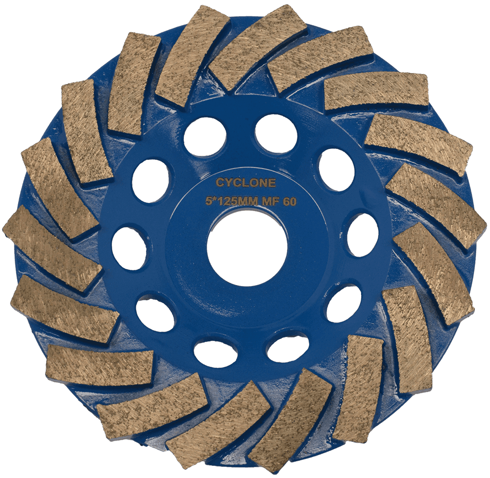 Cyclone Turbo Cup Wheel Blue 125mm 18S product image