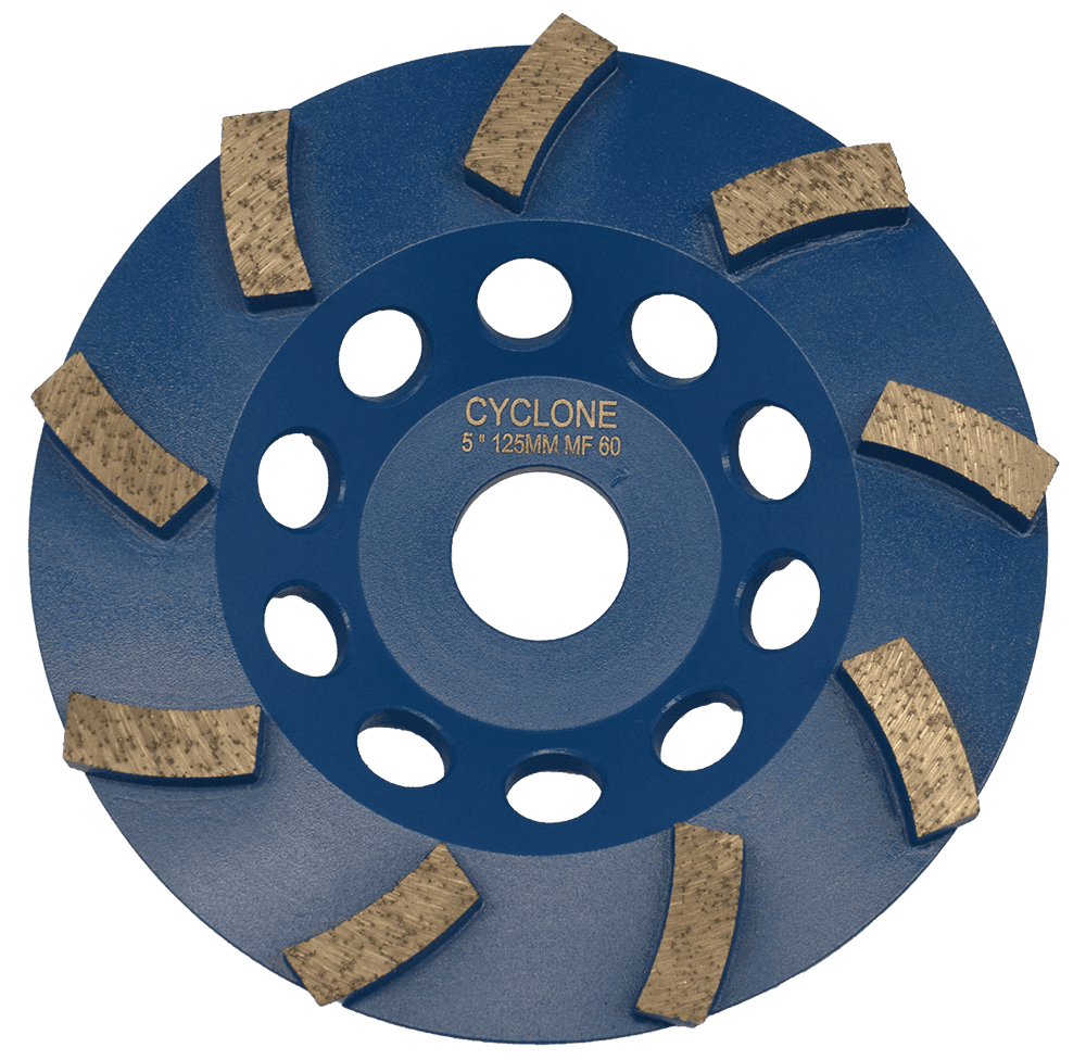 Cyclone Turbo Cup Wheel Blue 125mm 9S product image