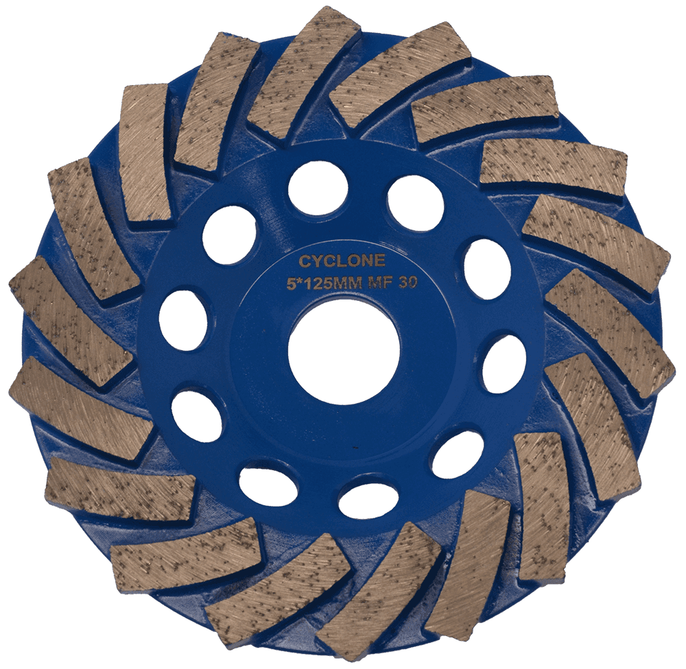 Cyclone Turbo Cup Wheel Blue 125mm 18S product image