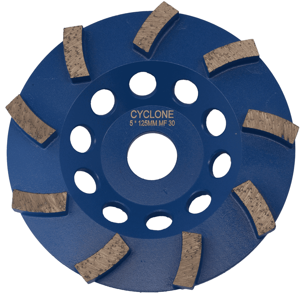 Cyclone Turbo Cup Wheel Blue 125mm 9S product image