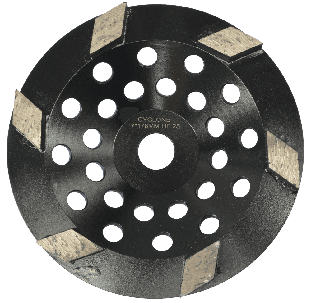 Cyclone Diamond 6 Segment Cup Wheel 180mm HF25 product image