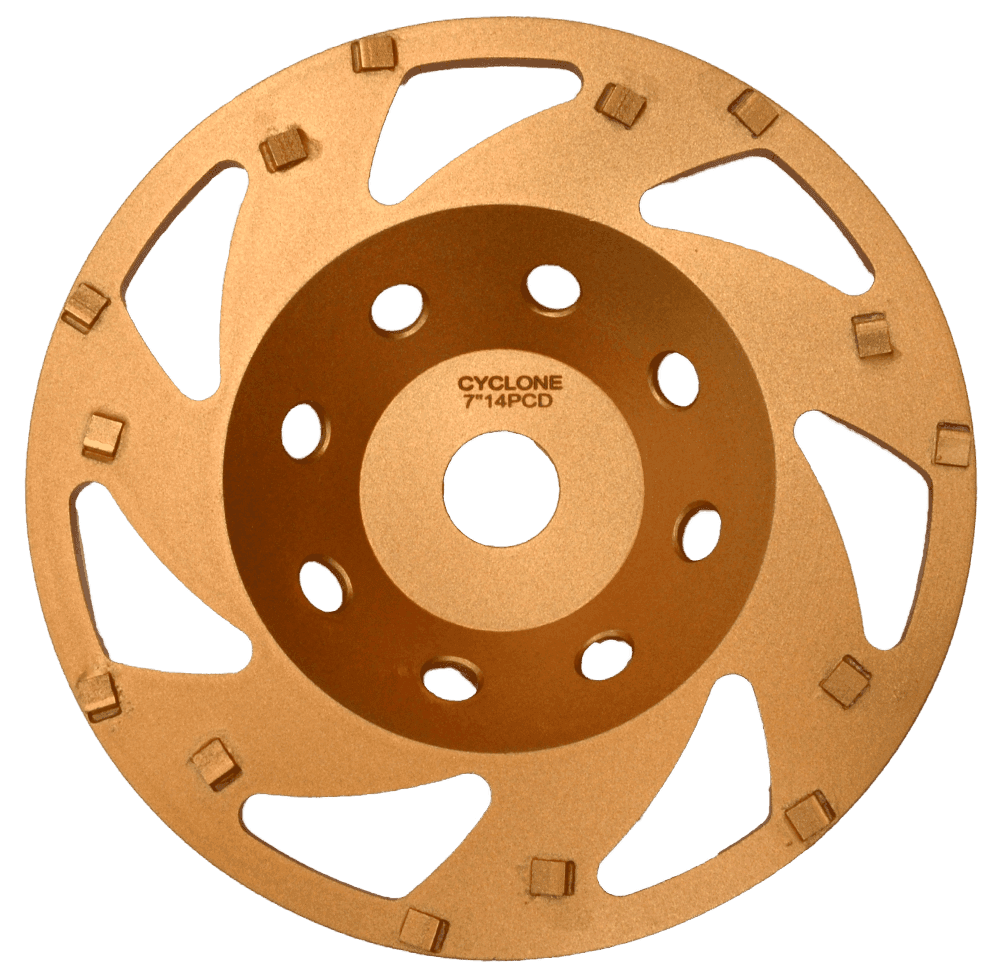 Cyclone PCD+TCT Cup Wheel Gold 180mm 14S product image