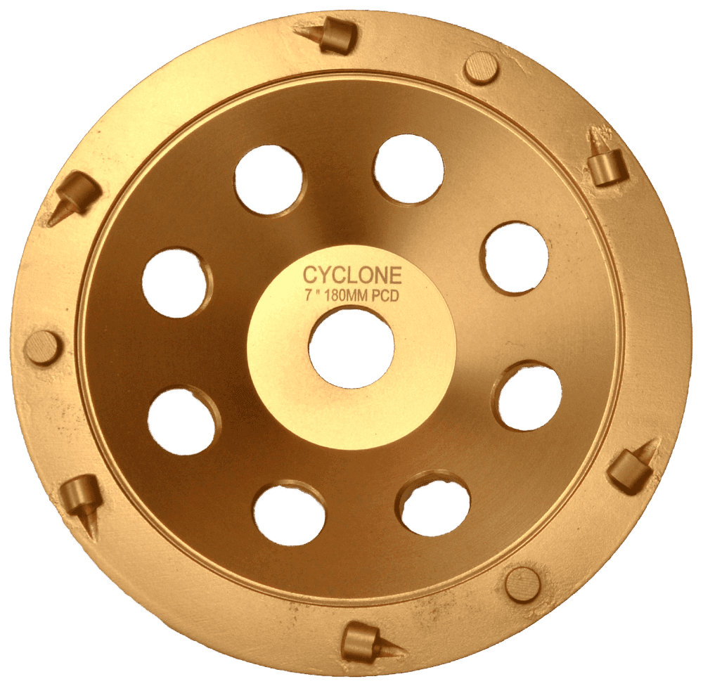 Cyclone PCD+TCT Cup Wheel Gold 180mm 6S product image