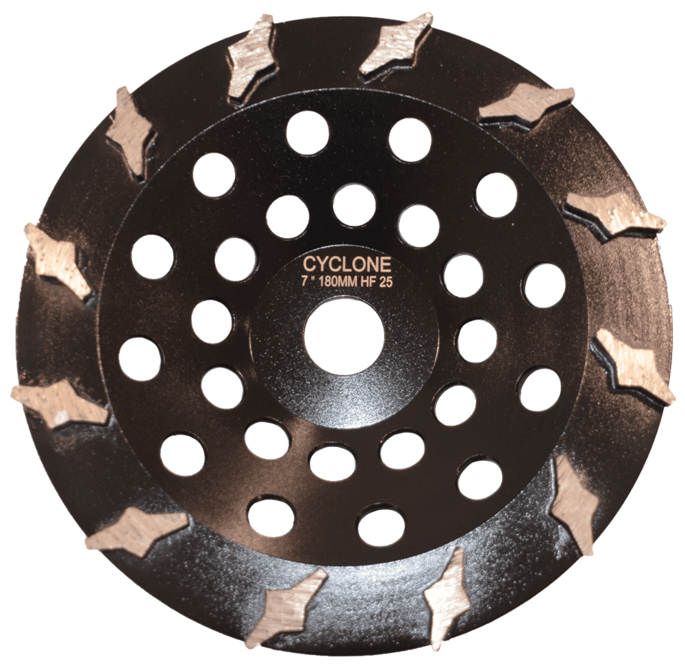 Cyclone Star 12 Segment Cup Wheel 180mm HF25 product image