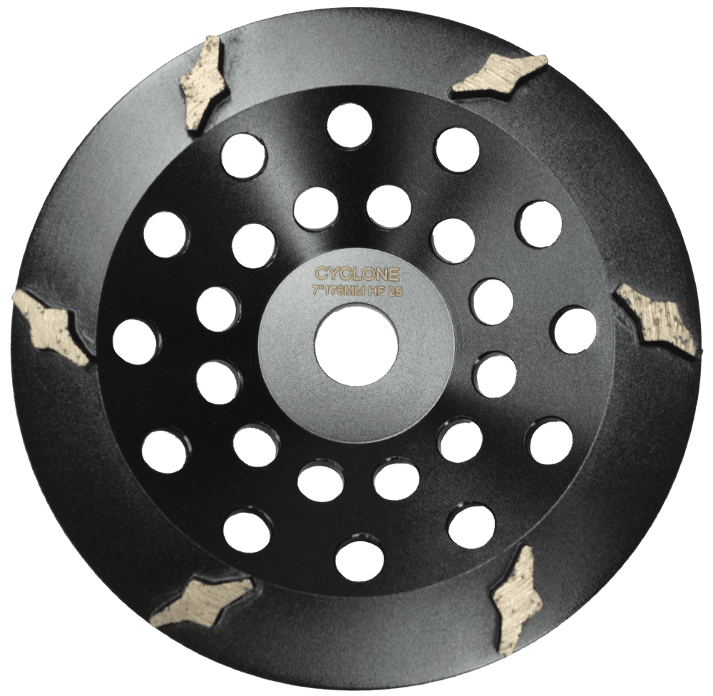 Cyclone Star 6 Segment Cup Wheel 180mm HF25 product image