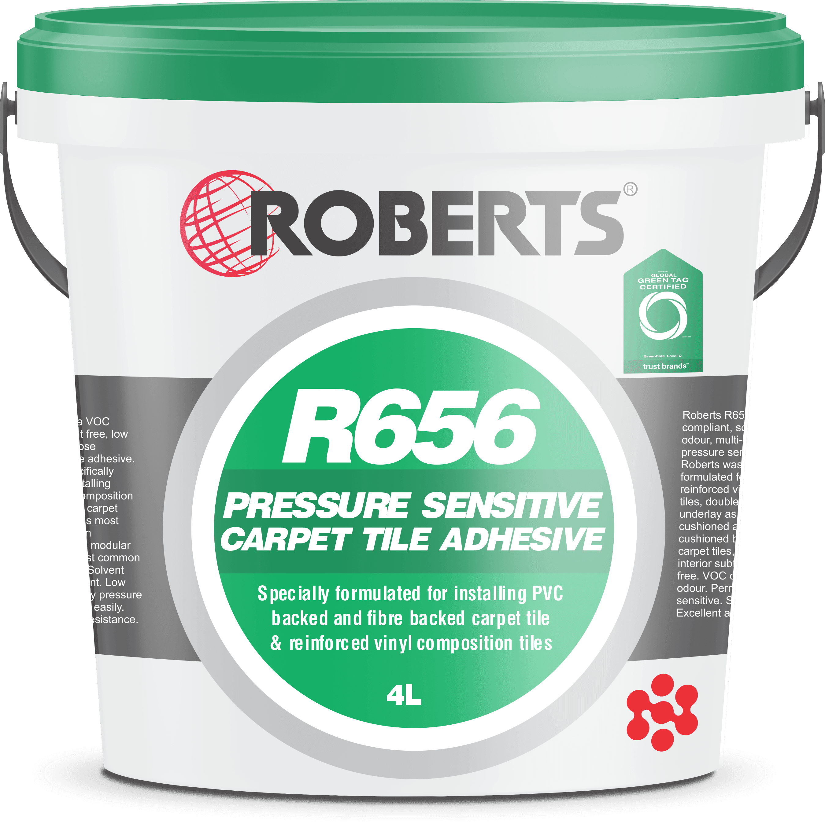 Roberts R656 Pressure Sensitive Carpet Tile Adhesive product image