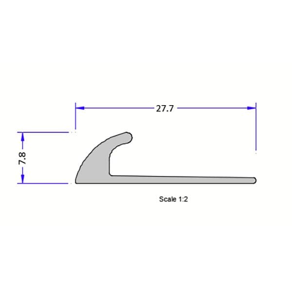 Tredsafe Curvable Floor Finishing Trim product image