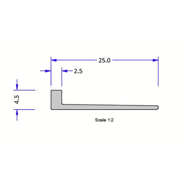 Tredsafe Floor Finishing Transition Trim product image