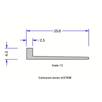 Tredsafe Curvable Floor Finishing Trim product image