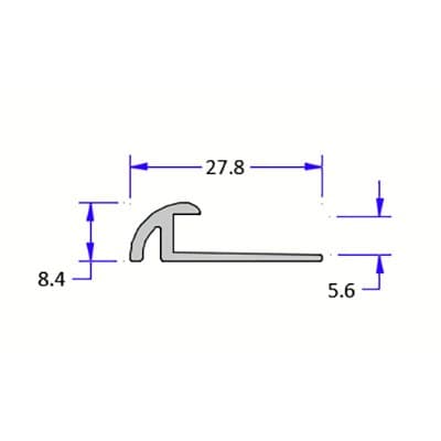 Tredsafe 5mm Floor Finishing Trim product image