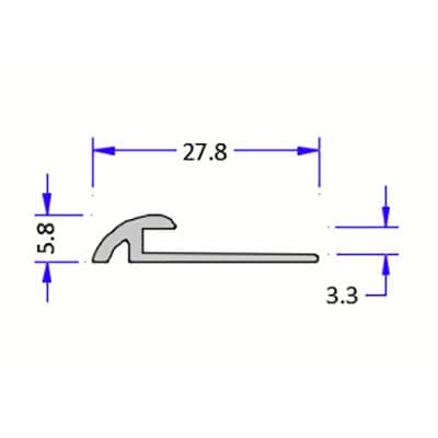 Tredsafe 3mm Floor Finishing Trim product image